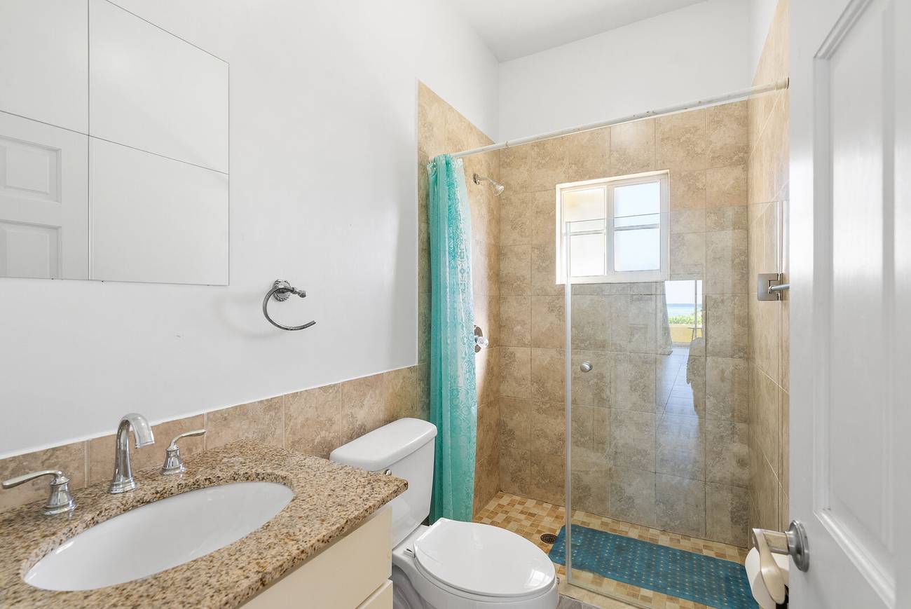 Bathroom with walk in shower